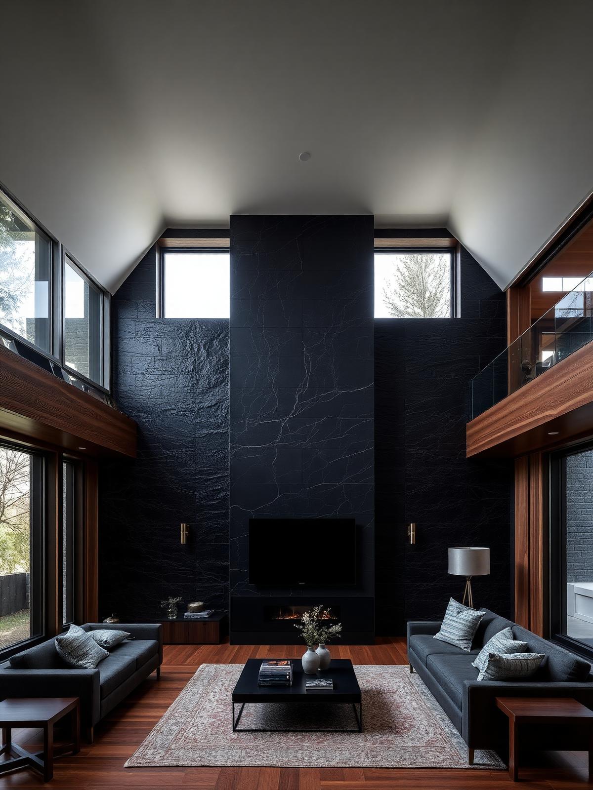 Victoria Park Villas double-height living space