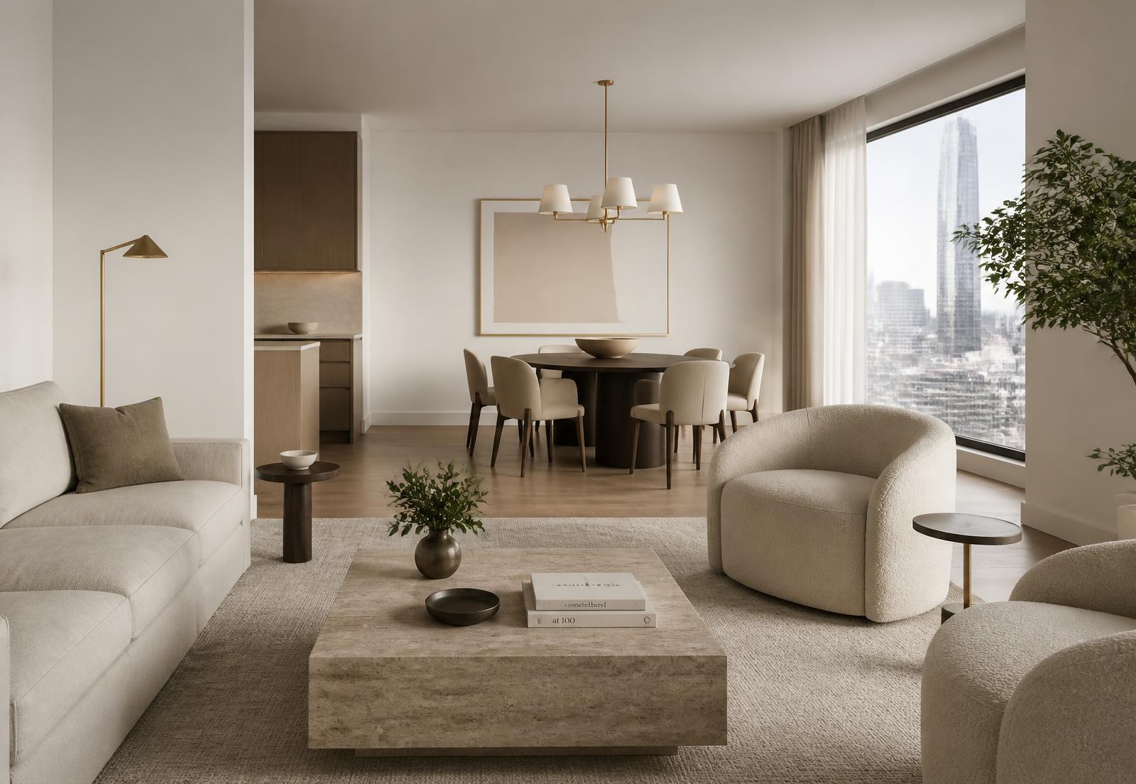 The Interlace — Modern Minimalist Condominium interior